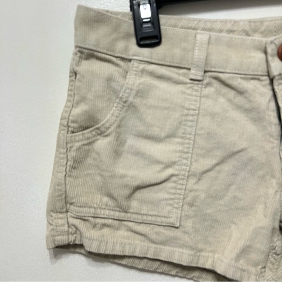 Birdwell Beach Britches Women’s Classic Corduroy Shorts Stone Beige Size 4 - Picture 6 of 12